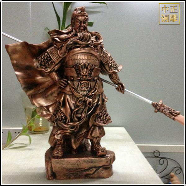 關公持刀像鑄造.jpg 關公持刀像鑄造.jpg